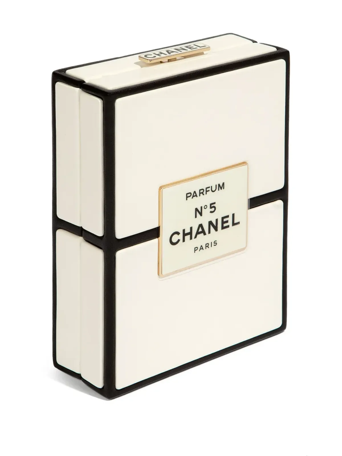 CHANEL ビンテージ 2021 Nº5 パフューム クラッチバッグ ホワイト - 画像3
