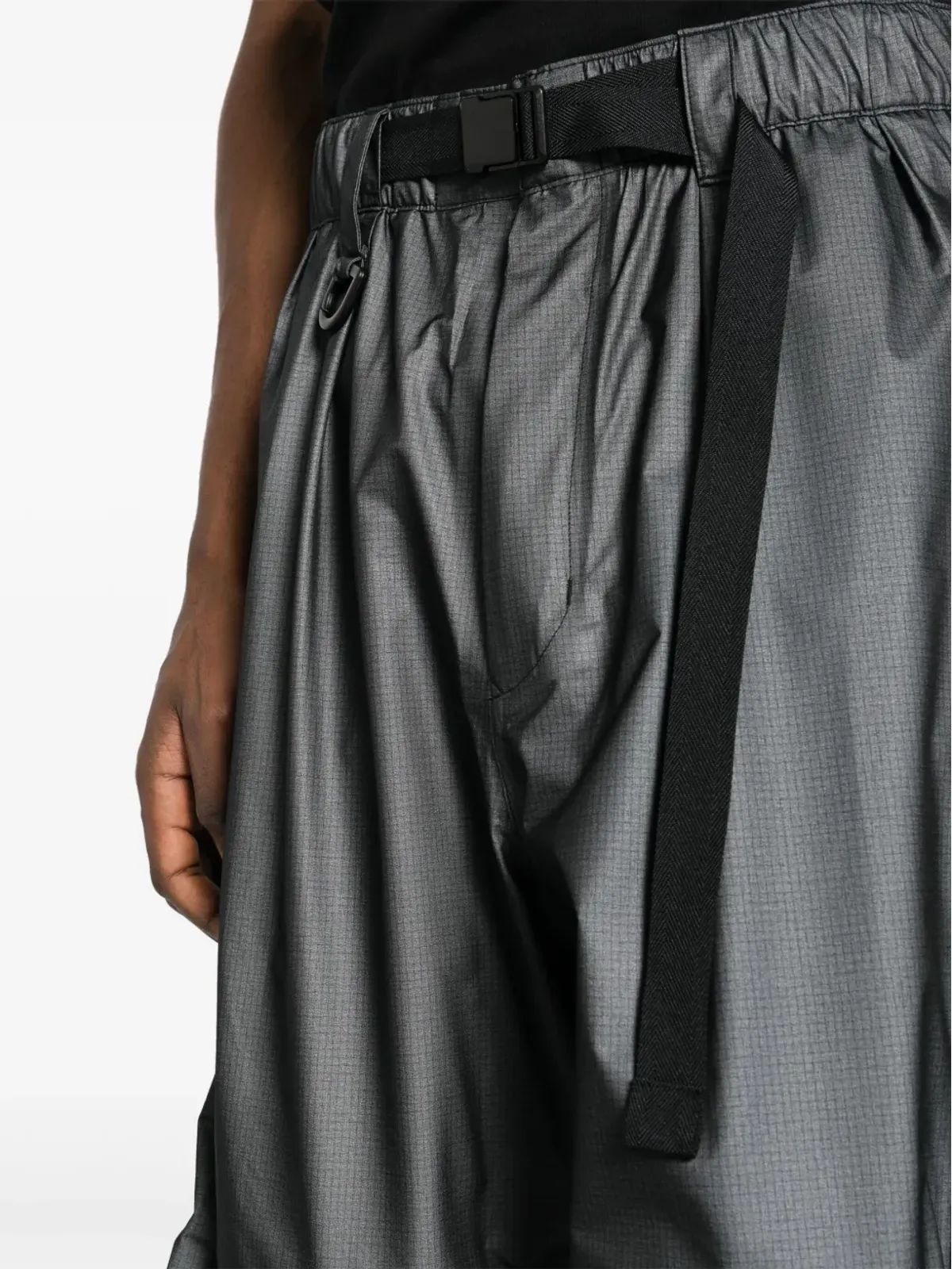 Y-3 コンバーチブル ゴアテックス カーゴパンツ ブラック - 画像5
