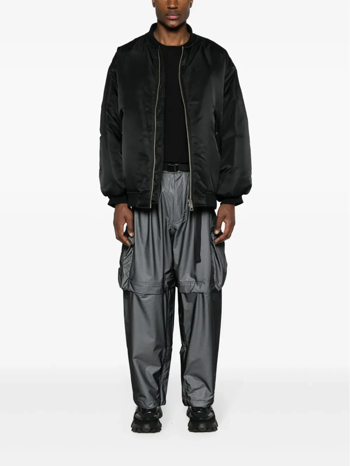 Y-3 コンバーチブル ゴアテックス カーゴパンツ ブラック - 画像2