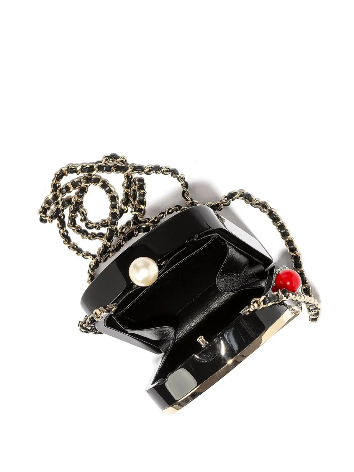 CHANEL Pre-Owned 2023 スロットマシン・カジノ クラッチバッグ - ブラック - 画像5