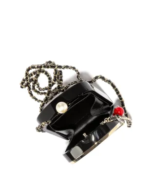 CHANEL Pre-Owned 2023 スロットマシン・カジノ クラッチバッグ - ブラック - サムネイル5
