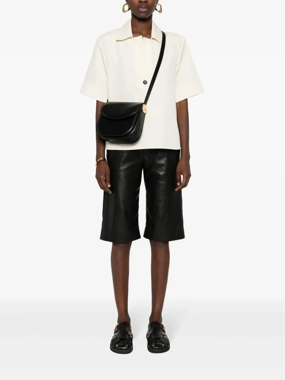 Jil Sander クロスボディバッグ コインレザー - 画像2
