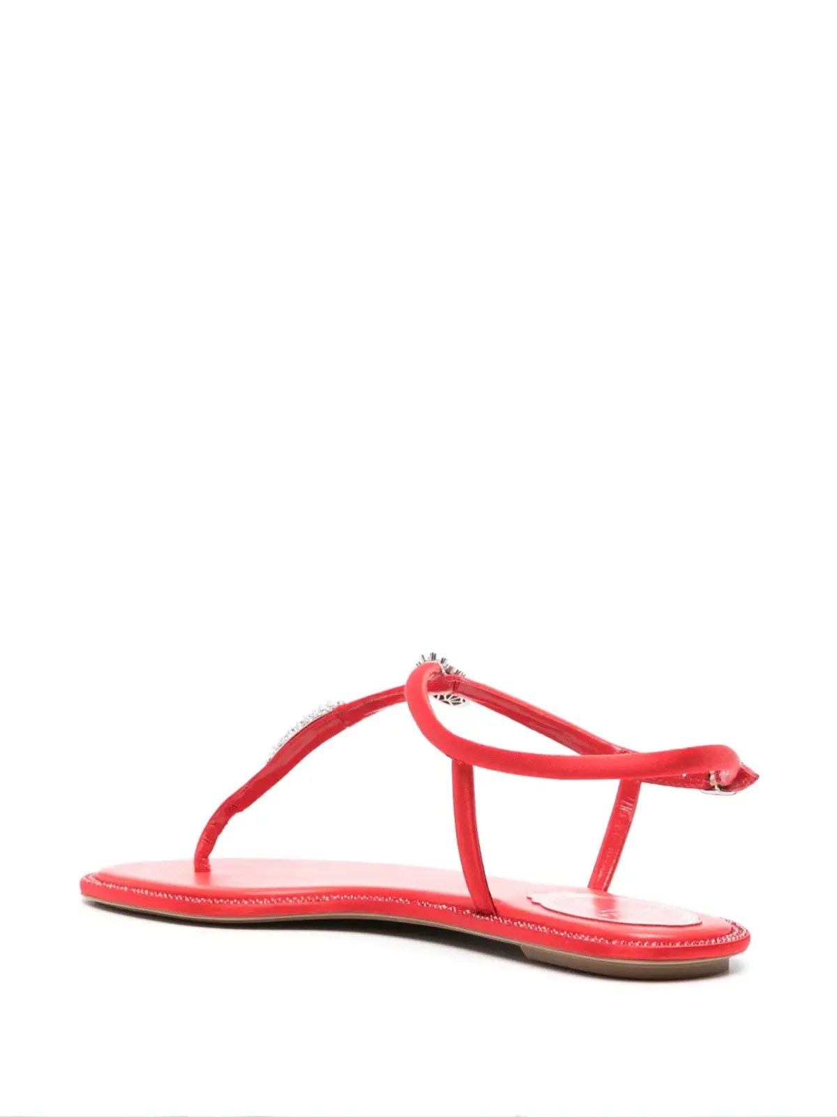 René Caovilla Katy crystal-embellished sandals - Red - 画像3