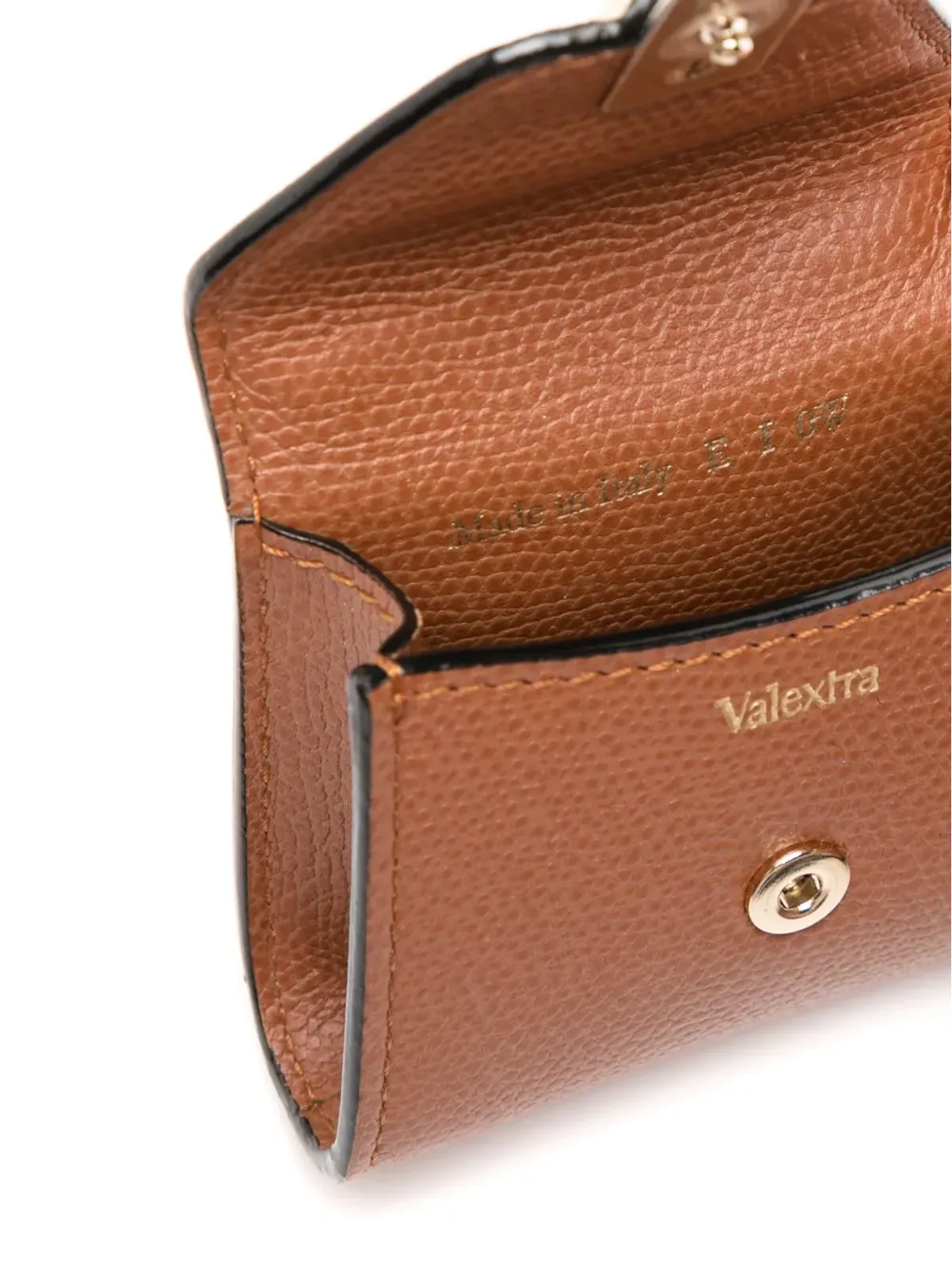 Valextra Iside leather bag charm - Brown - 画像2