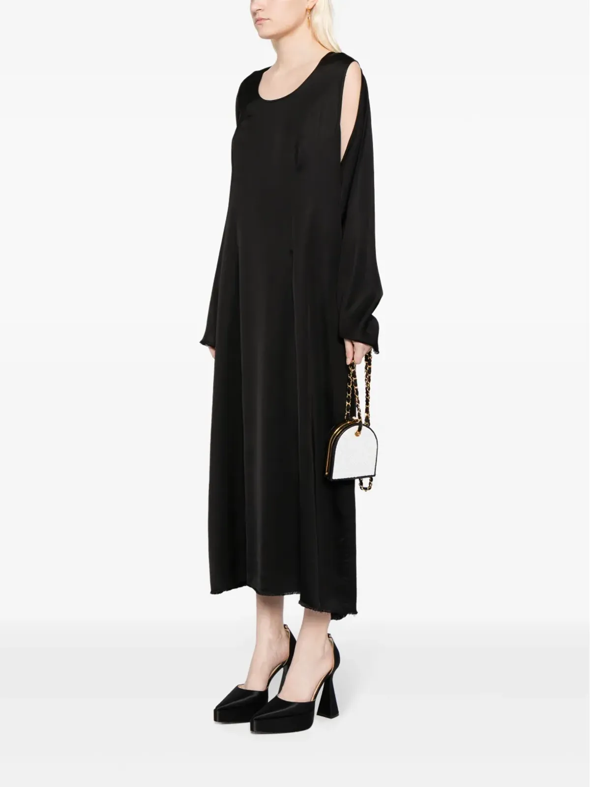 CHANEL ビンテージ シークイン装飾 クラッチバッグ - ホワイト - 画像2
