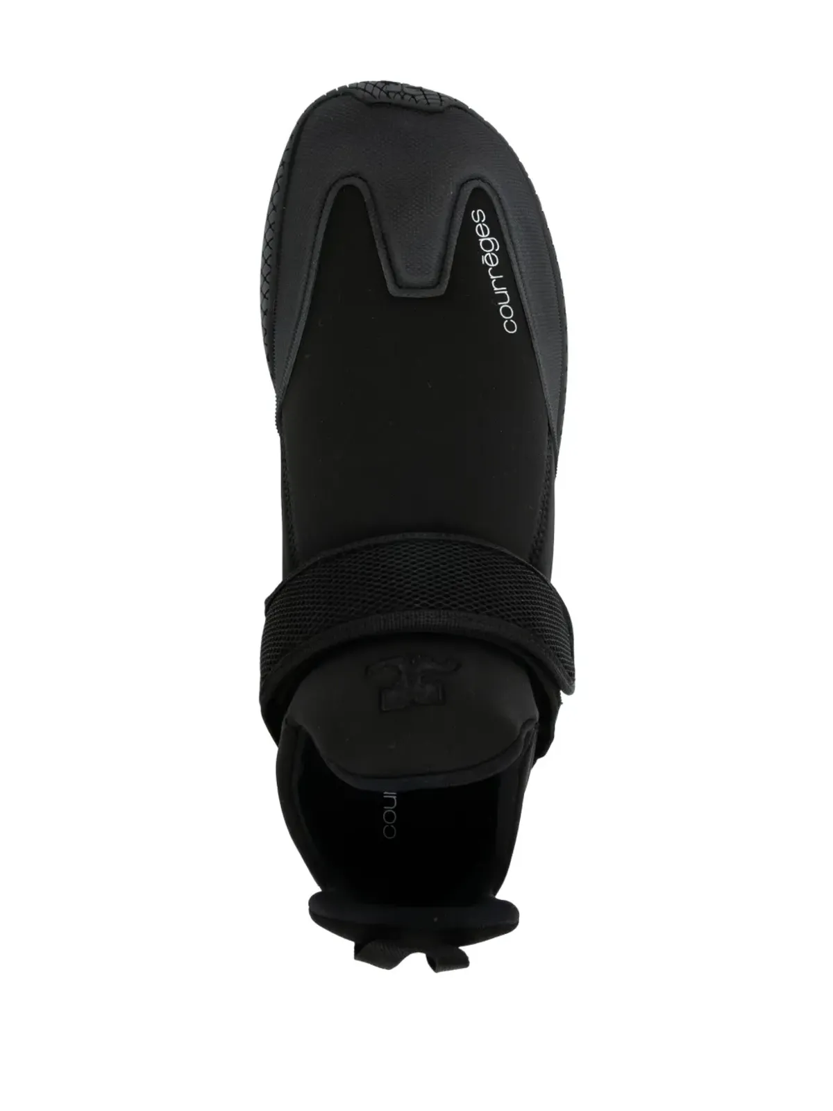 Courrèges Scuba Wave 01 スニーカー ブラック - 画像4