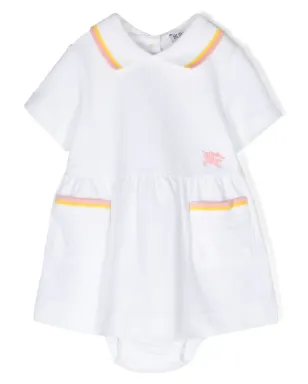 Burberry Kids エクエスチュリアンナイト コットンポロドレス - サムネイル1