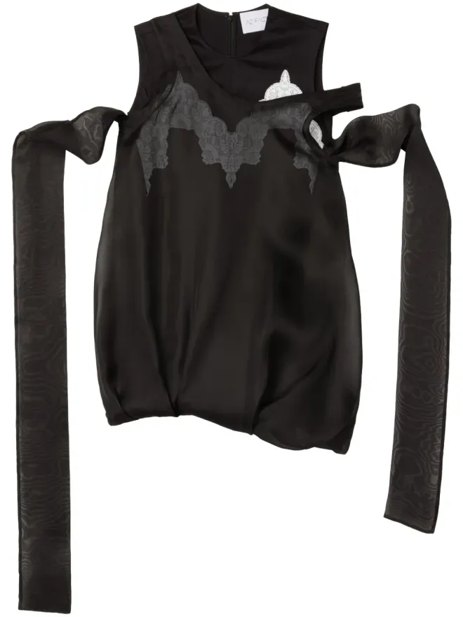 AZ FACTORY AZ FACTORY ハニーサックル レース装飾ミニドレスの商品画像