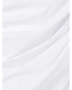 AZ FACTORY Calla Lily draped minidress - White - サムネイル5
