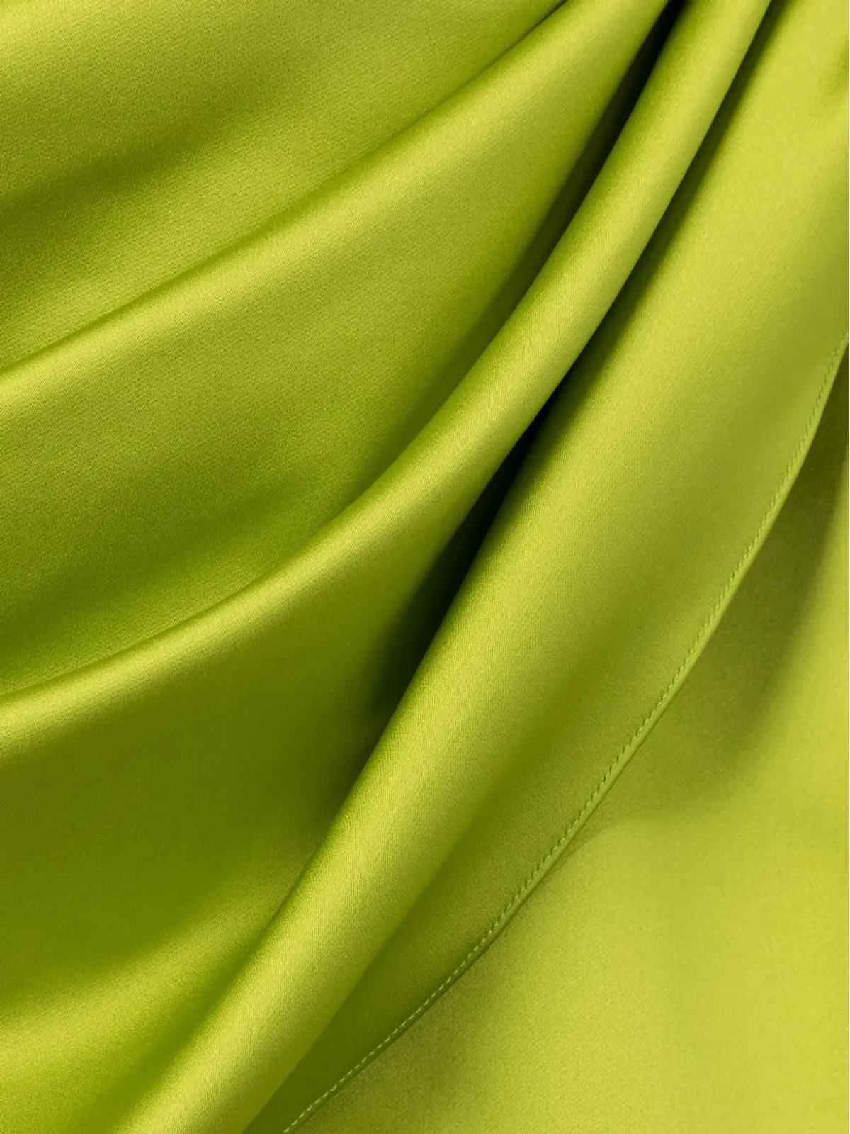 AZ FACTORY Dianthus ruched one-shoulder minidress - Green - 画像5