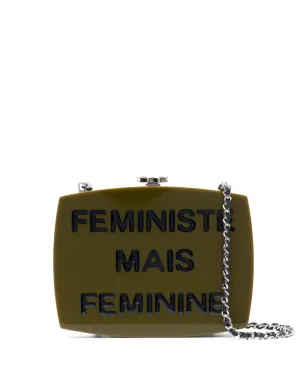 CHANEL ビンテージ Feministe Femenine クラッチバッグ - グリーン - サムネイル1