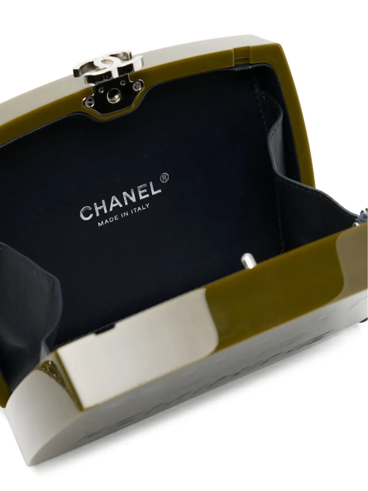 CHANEL ビンテージ Feministe Femenine クラッチバッグ - グリーン - 画像5