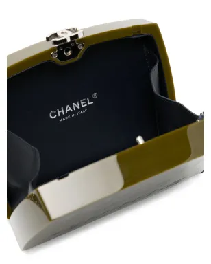 CHANEL ビンテージ Feministe Femenine クラッチバッグ - グリーン - サムネイル5