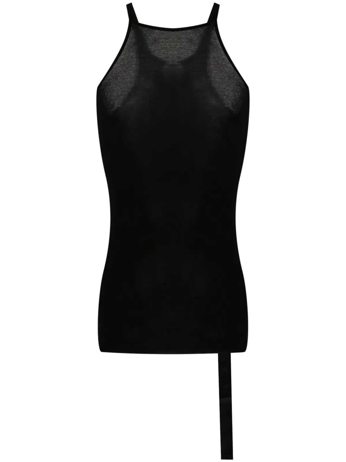 Rick Owens DRKSHDW レーサーバック コットン タンクトップ - ブラック - 画像1