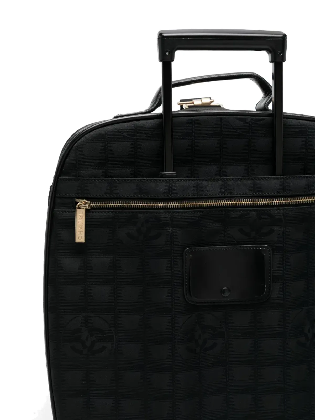 ビンテージ CHANEL チョコバー トラベルバッグ - 画像3