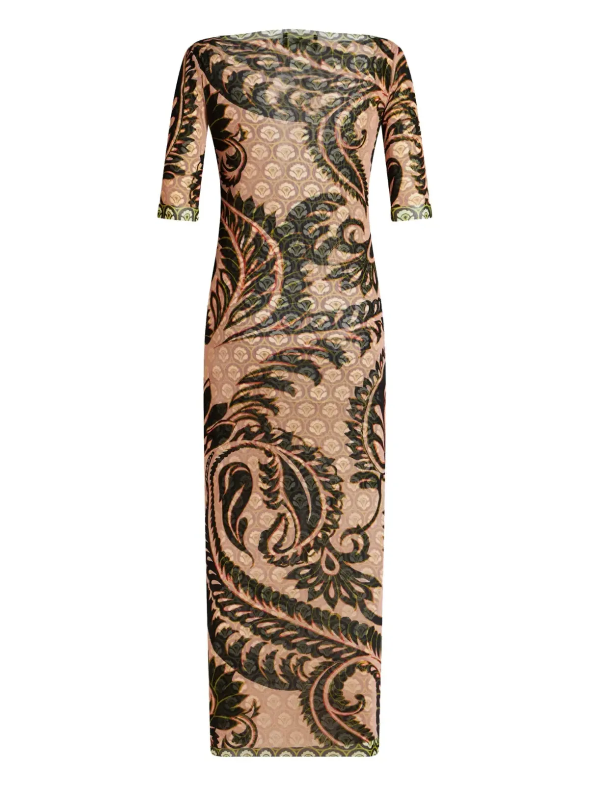 ETRO ペイズリープリント チュール マキシドレス - ニュートラルカラー - 画像5