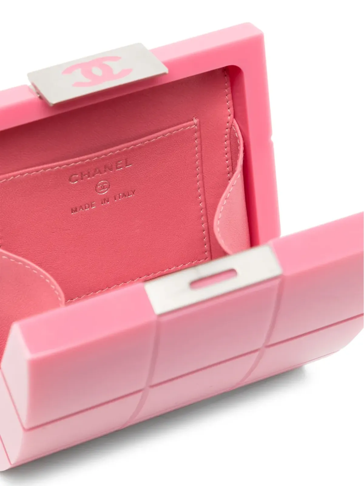 CHANEL ビンテージ Choco Bar クラッチバッグ - ピンク - 画像5
