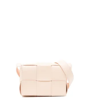 Bottega Veneta Pre-Owned Maxi Intrecciato Cassette crossbody bag - Pink - サムネイル1
