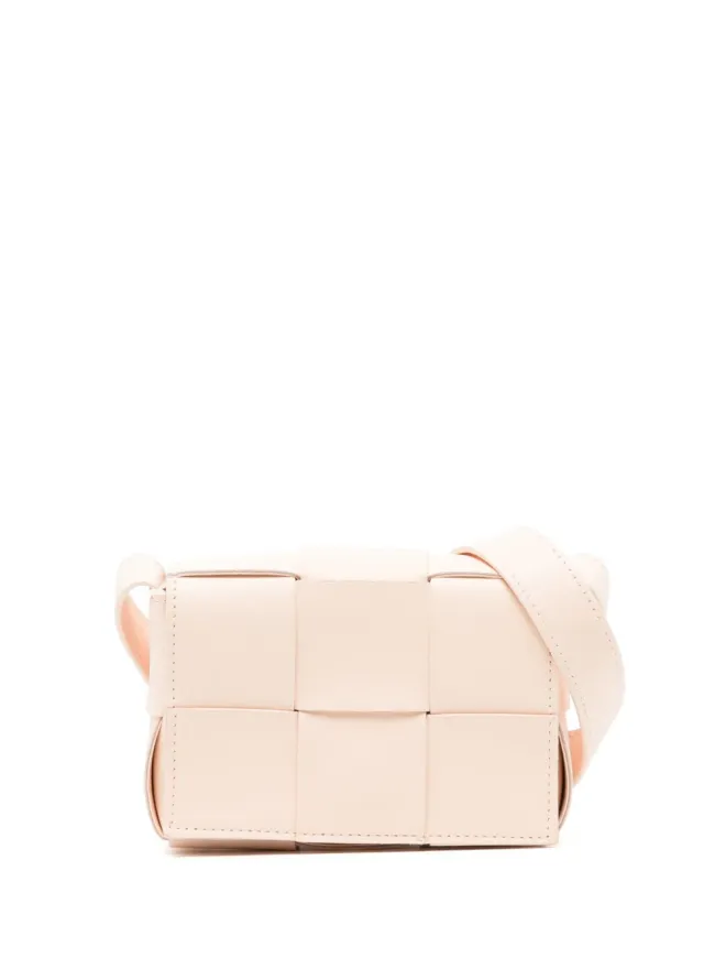 Bottega Veneta Pre-Owned Bottega Veneta Pre-Owned Maxi Intrecciato Cassette crossbody bag - Pinkの商品画像
