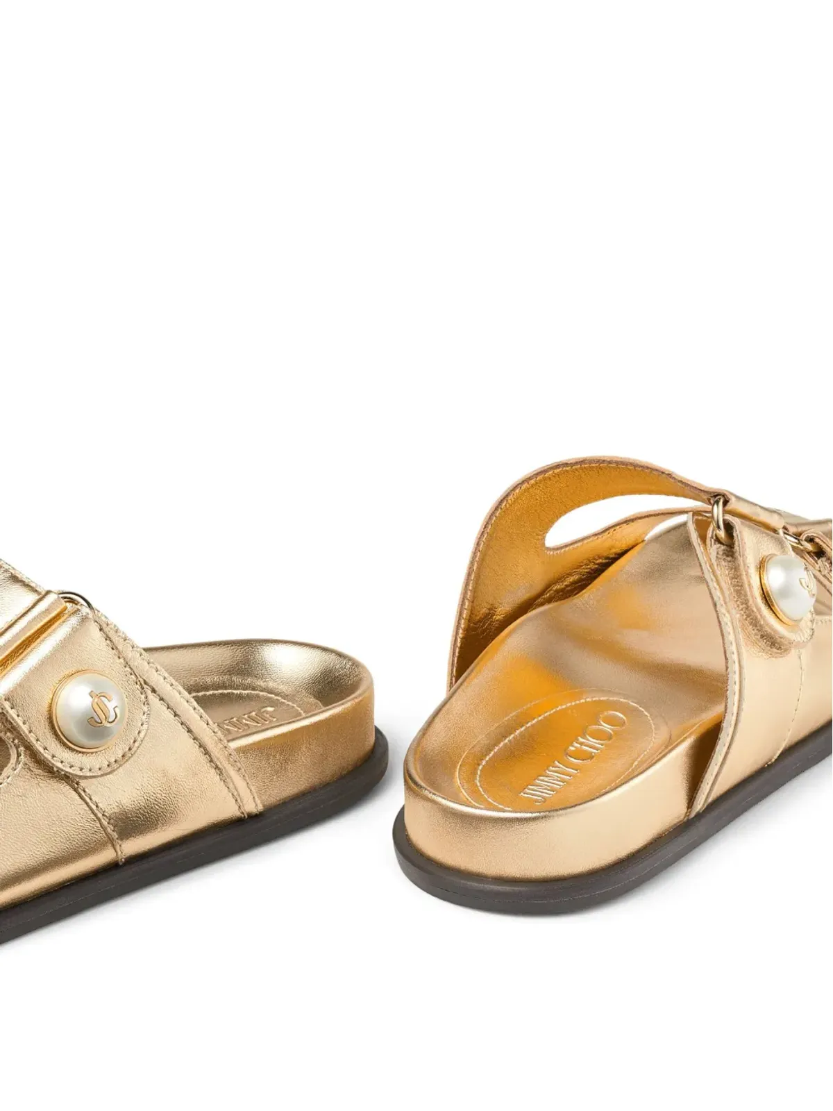 Jimmy Choo Fayence レザーサンダル - 画像5