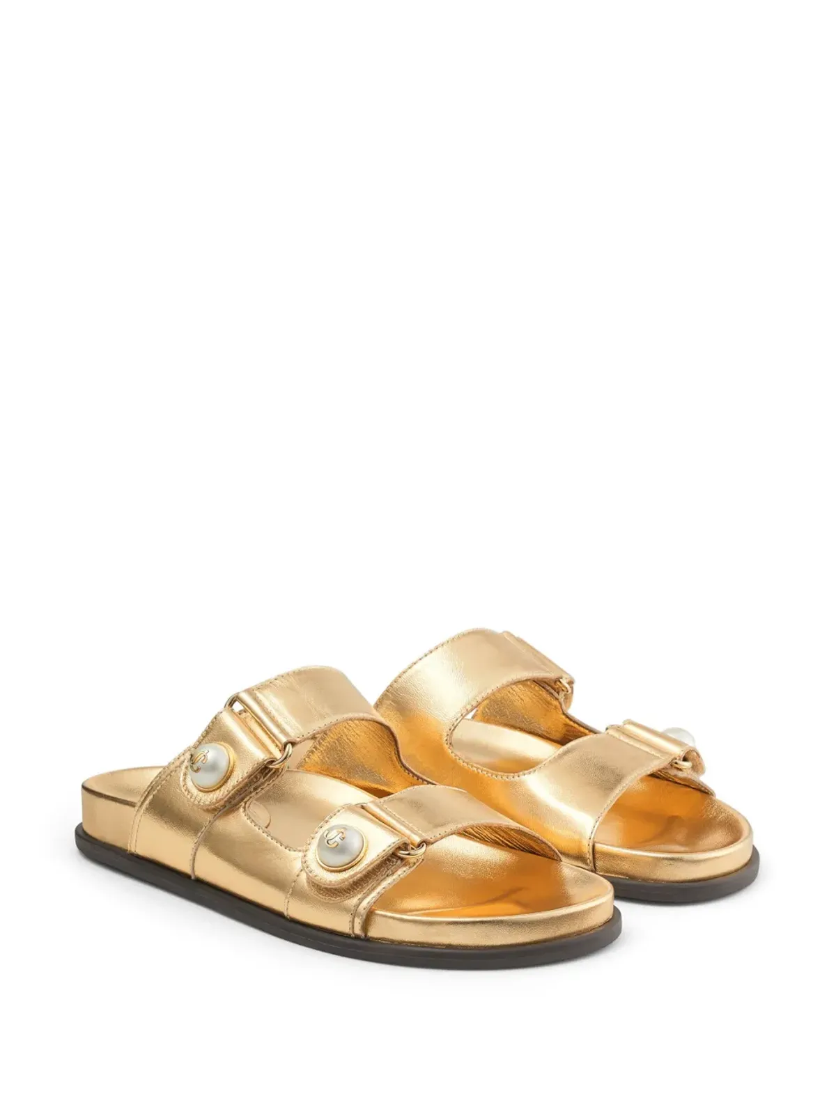 Jimmy Choo Fayence レザーサンダル - 画像2