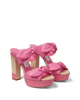 Jimmy Choo Rua 120mm プラットフォームミュール ピンク - サムネイル2
