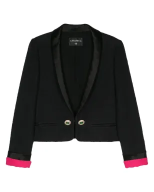 CHANEL ビンテージ 2012年 ブークレツイード ジャケット ブラック - サムネイル1