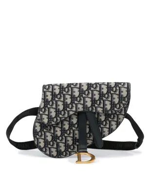 Christian Dior ビンテージ 2019年 オブリーク サドルベルトバッグ ブルー - サムネイル1