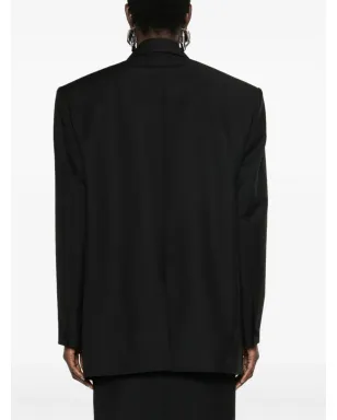Givenchy ダブルブレスト ウールブレンド ブレザー - ブラック - サムネイル4