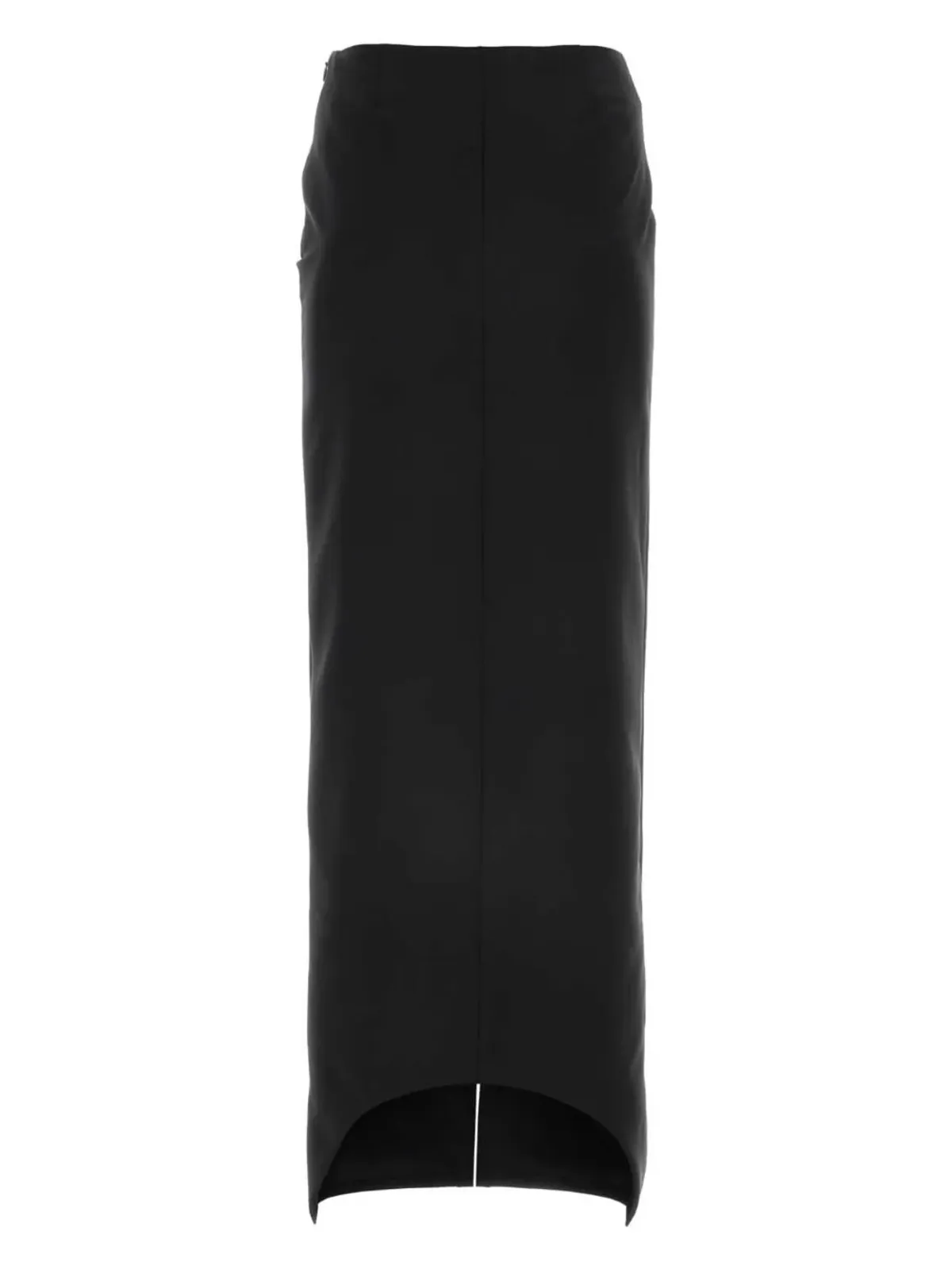 Givenchy フロントスリット ウール混紡 マキシスカート - ブラック - 画像2