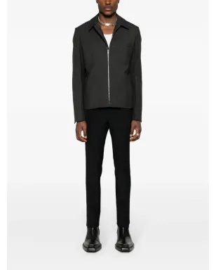 Givenchy ロゴプレート ストレートパンツ - ブラック - サムネイル2