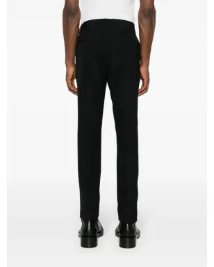 Givenchy ロゴプレート ストレートパンツ - ブラック - サムネイル4