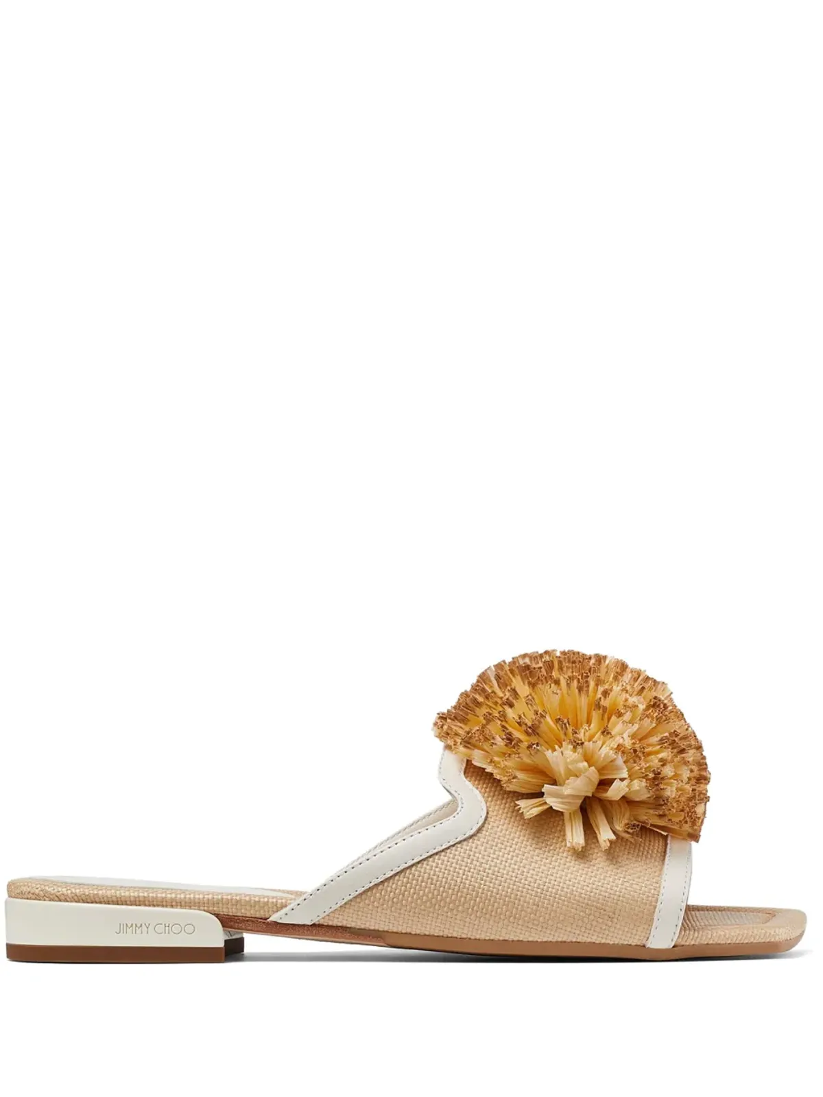Jimmy Choo Nakoポンポンミュール - ニュートラル - 画像1