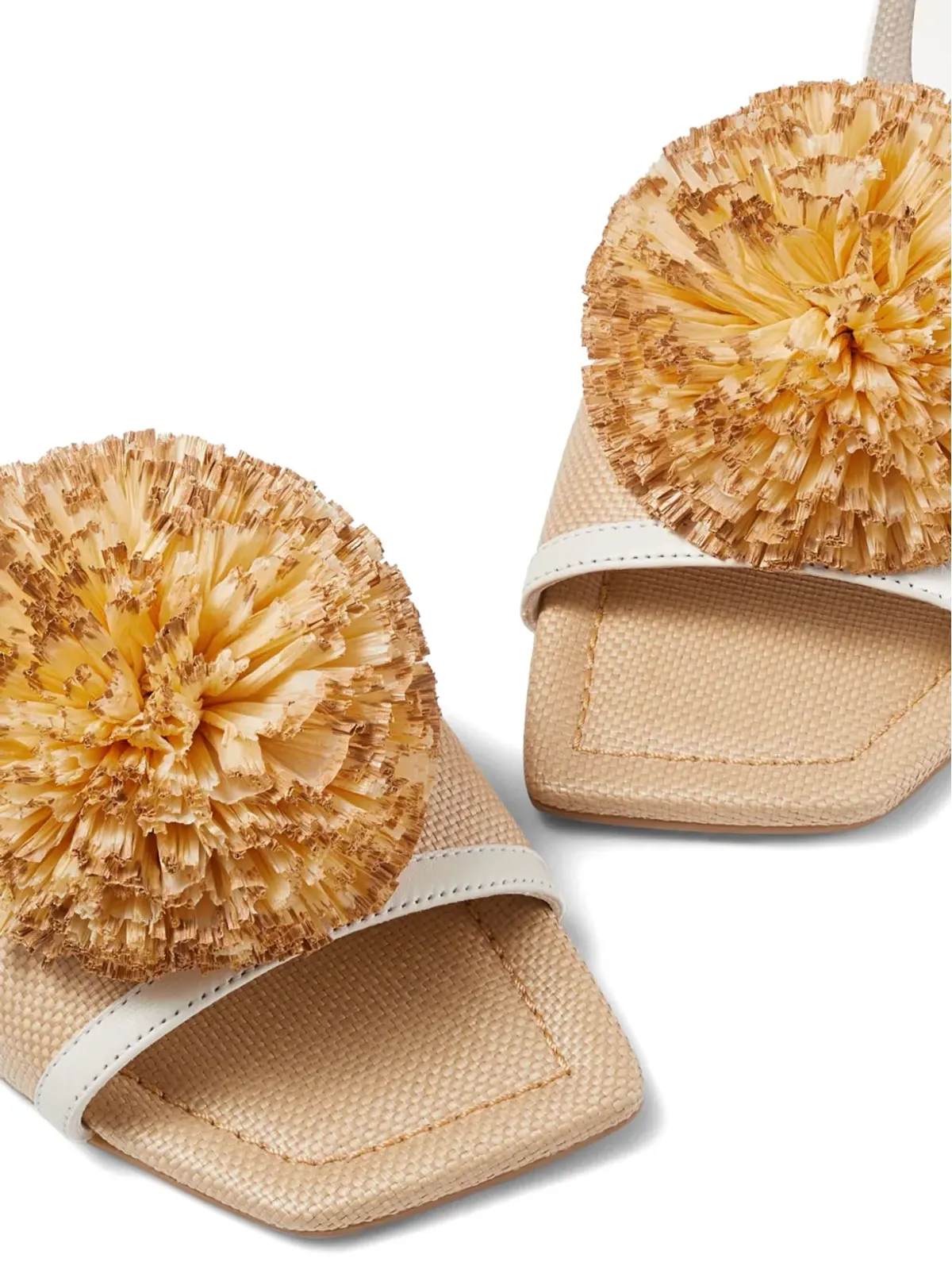 Jimmy Choo Nakoポンポンミュール - ニュートラル - 画像4