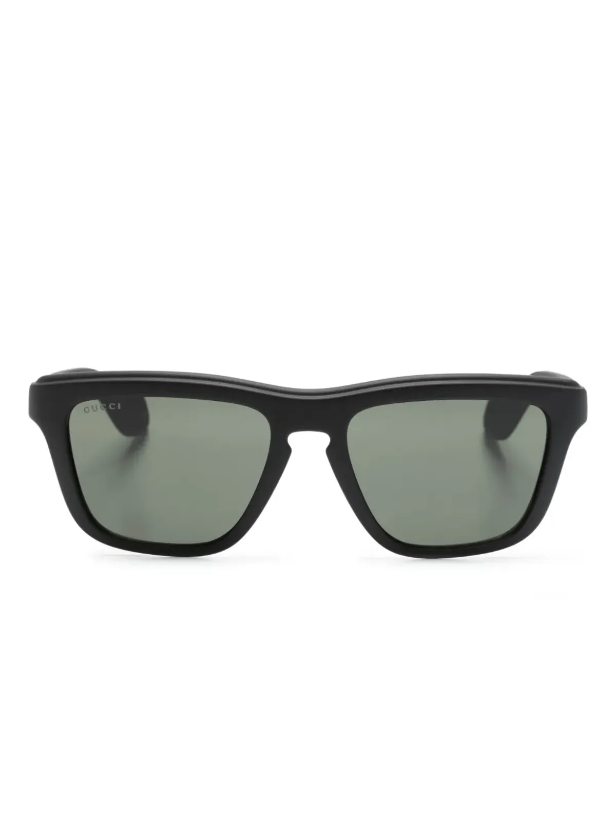 Gucci Eyewear ロゴ刻印スクエアフレームサングラス - 画像1