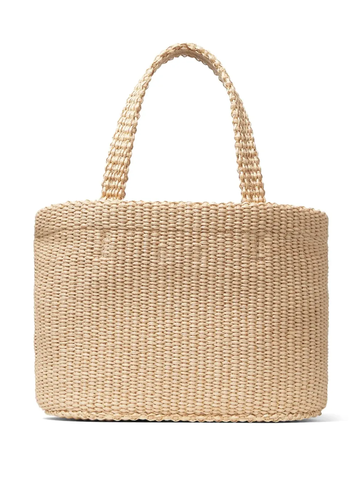 Jimmy Choo ミニロゴ刺繍ビーチバッグ - ニュートラルカラー - 画像3