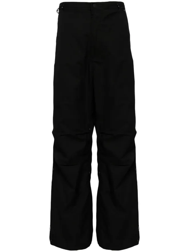 Maharishi Maharishi x Jean-Michel Basquiat ブラックのワイドレッグパンツの商品画像