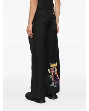 Maharishi x Jean-Michel Basquiat ブラックのワイドレッグパンツ - サムネイル4