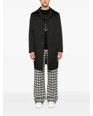 Karl Lagerfeld プレススタッズ式シングルブレストコート ブラック - サムネイル2