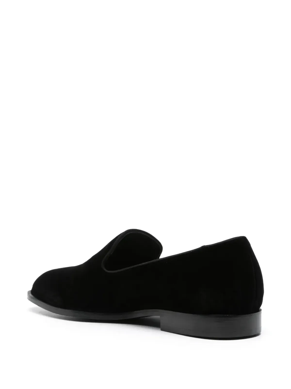Giuseppe Zanotti ルドルフ ベルベット スリッパ ブラック - 画像3