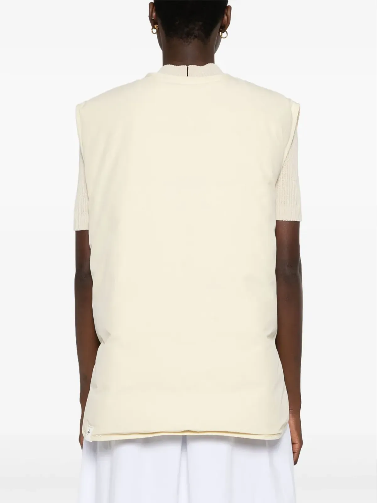 Jil Sander パッド入りジップアップジレ - ニュートラル系 - 画像4