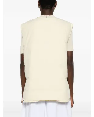 Jil Sander パッド入りジップアップジレ - ニュートラル系 - サムネイル4