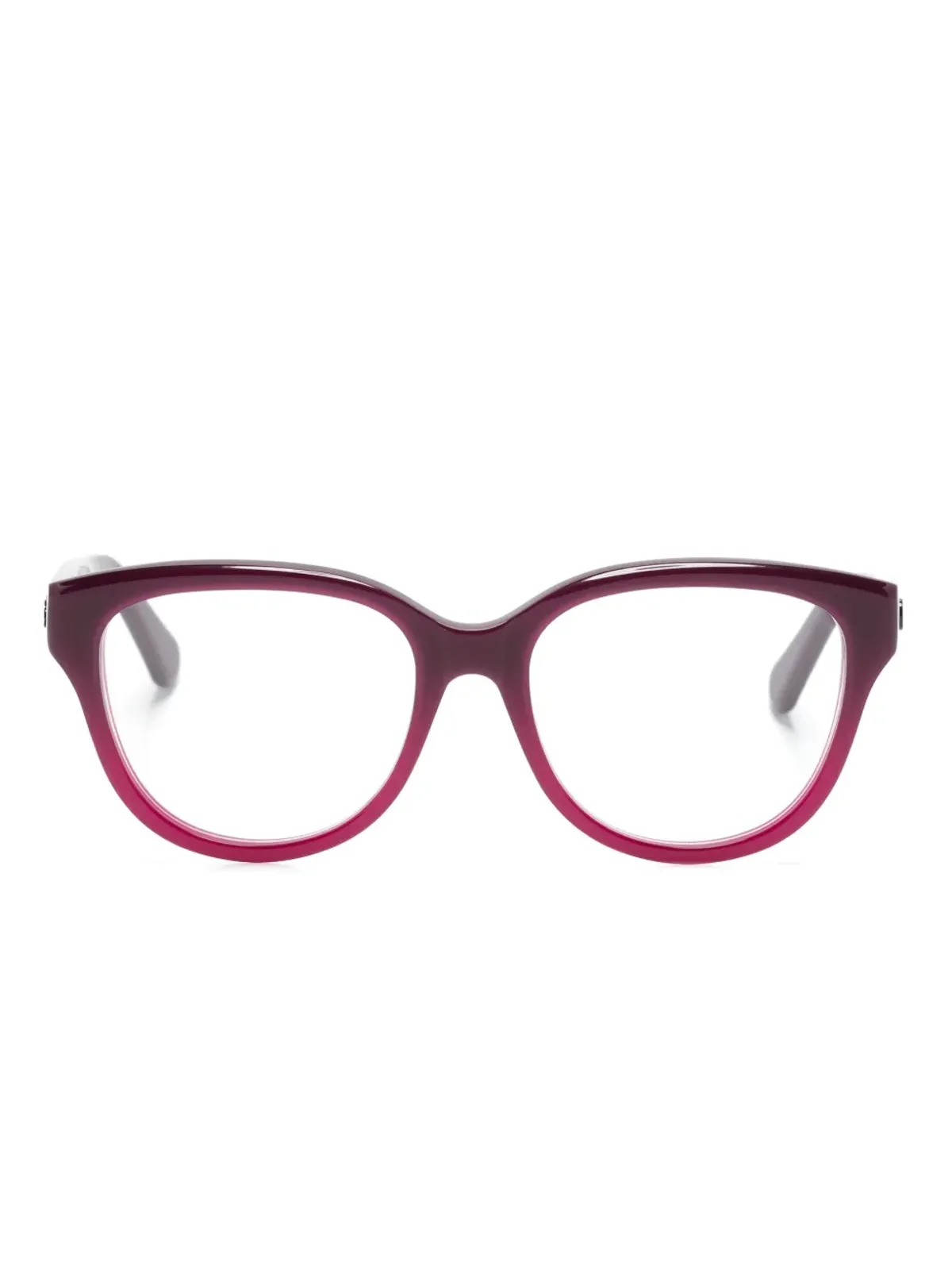 Chloé Eyewear グラデーションスクエアフレーム眼鏡 - 画像1