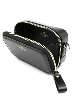 Valentino Garavani ロックスタッズ レザー クロスボディ ウォレット - ブラック - サムネイル3