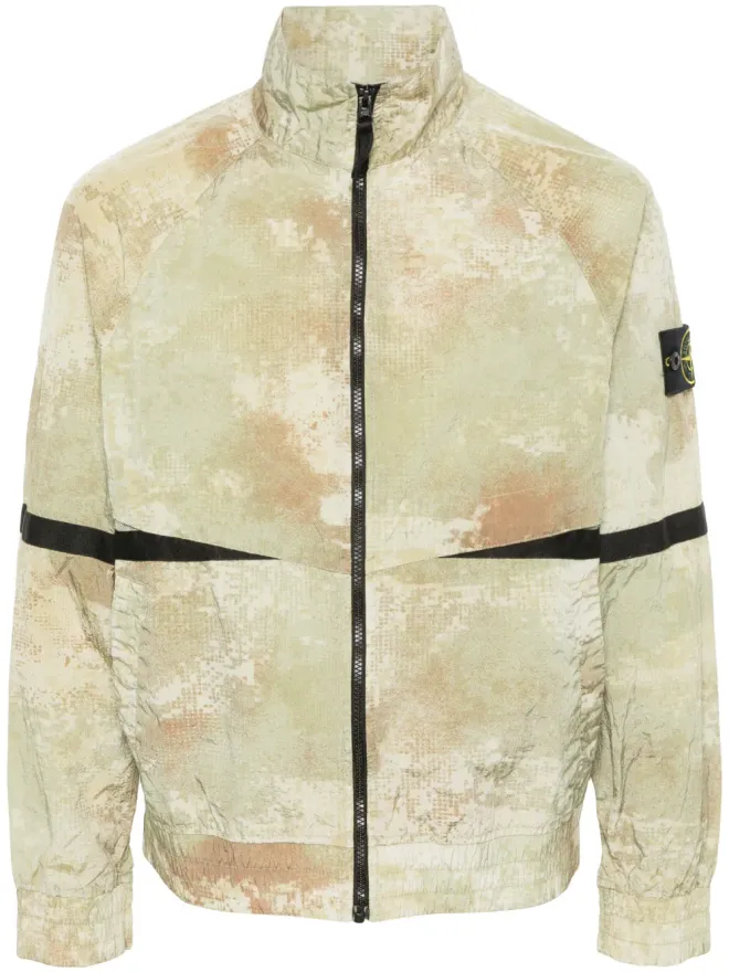 Stone Island Stone Island コンパスバッジ アブストラクトプリント ジャケットの商品画像