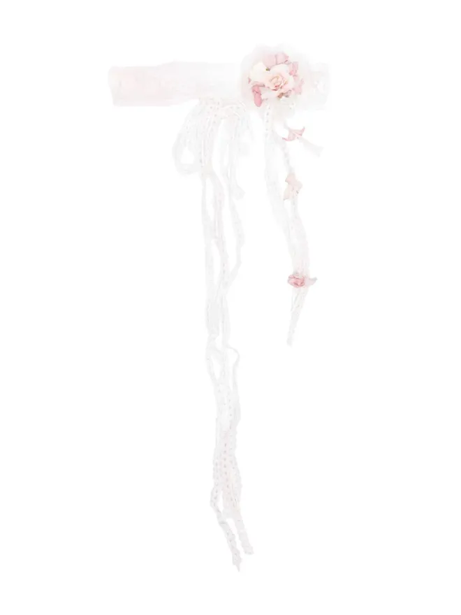 AMAYA AMAYA フローラルアップリケ レースベルトの商品画像