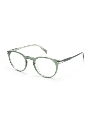 Eyewear by David Beckham 透明な丸型フレームのメガネ - サムネイル2
