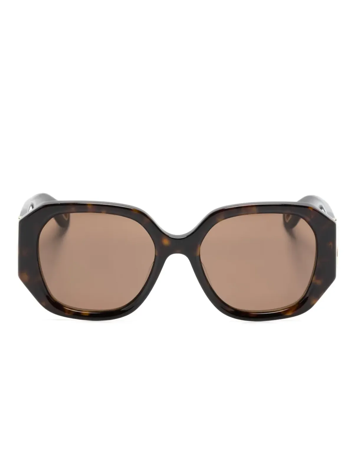 Chloé Eyewear マーシー スクエアフレーム サングラス - Brown - 画像1