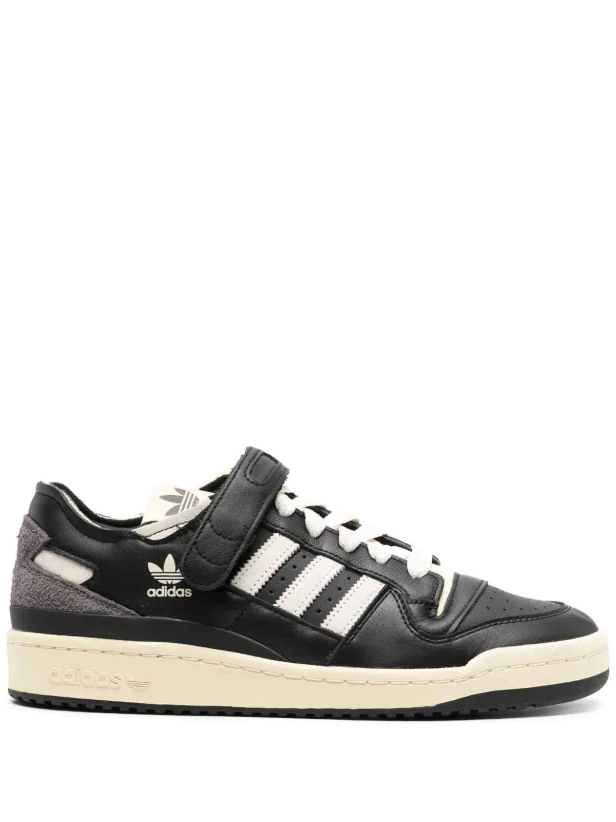 adidas Forum 84 パネルドレザー スニーカー ブラック - 画像1