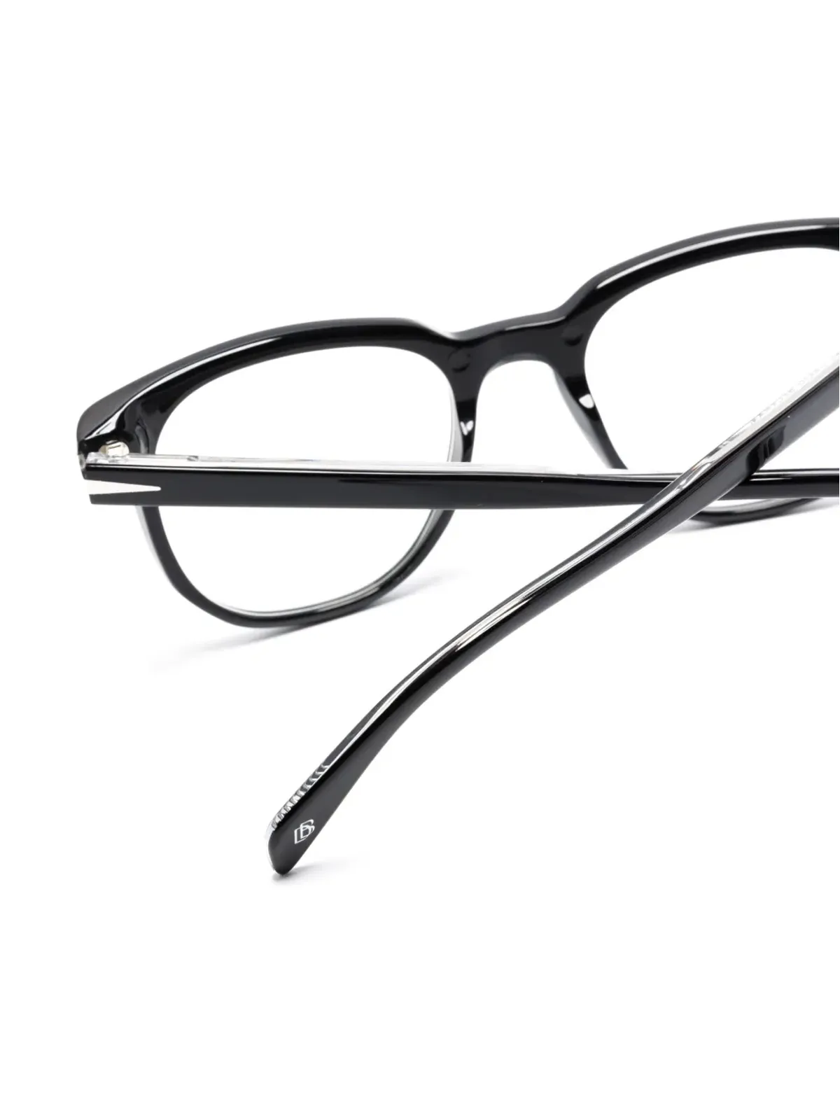 Eyewear by David Beckham DB 7120 スクエアレンズ メガネ（ブラック） - 画像3